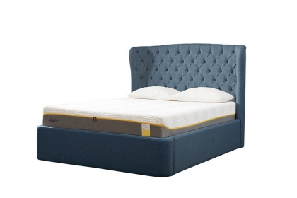 TEMPUR® Holcot Ottoman Bed Base in Shetland Navy TEMPUR® Holcot Ottoman Bed Base in Shetland Navy