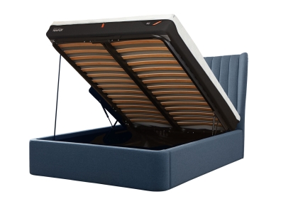 TEMPUR® Horton Ottoman Bed Base in Shetland Navy TEMPUR® Horton Ottoman Bed Base in Shetland Navy
