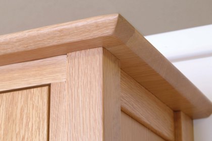 Devon Solid Oak 3 Drawer Bedside Table Devon Solid Oak 3 Drawer Bedside Table