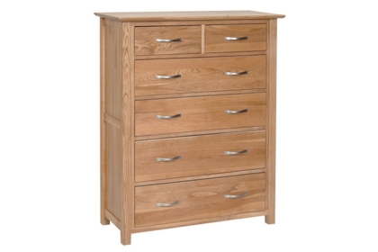 Moda Solid Oak 4 + 2 Chest of Drawers