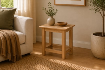 Devon 100% Solid Oak Side Table Devon 100% Solid Oak Side Table
