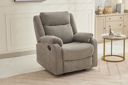 Ellena Light Grey Recliner Chair