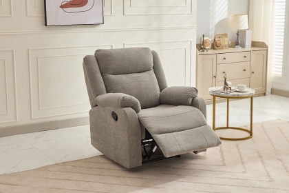 Ellena Light Grey Recliner Chair Ellena Light Grey Recliner Chair