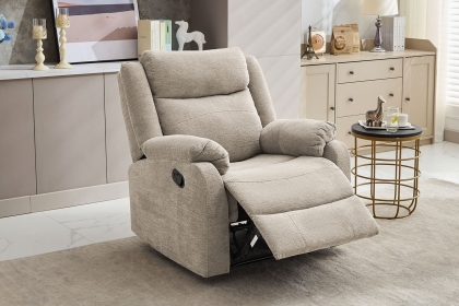 Ellena Oatmeal Recliner Chair