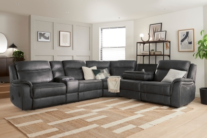 Series 4 - Ultimate Smart Tech Large 5 Seater L Shape Corner Sofa Series 4 - Ultimate Smart Tech Large 5 Seater L Shape Corner Sofa