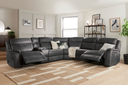 Series 4 - Ultimate Smart Tech Large 5 Seater L Shape Corner Sofa Series 4 - Ultimate Smart Tech Large 5 Seater L Shape Corner Sofa