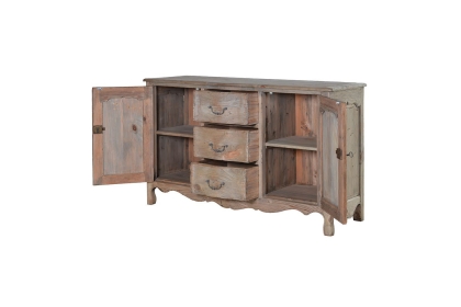 Colonial Reclaimed Pine 2 Door 2 Drawer Sideboard