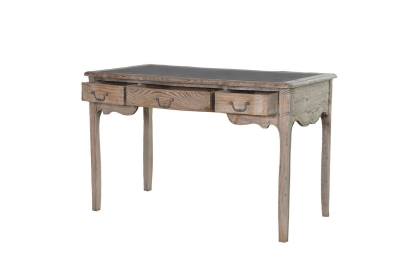 Colonial Reclaimed Pine 3 Drawer Wrinting Desk