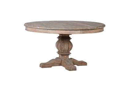 Colonial Reclaimed Pine Round Dining Table