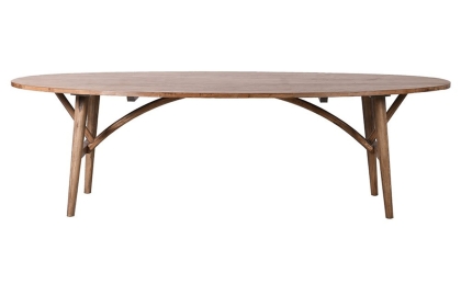 Reclaimed Oak Large Oval Dining Table