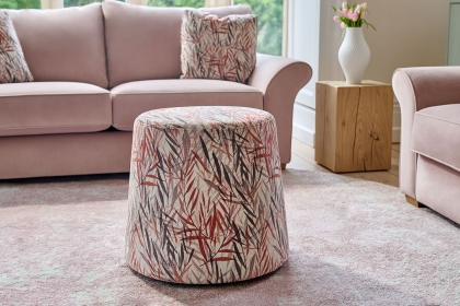 Collins & Hayes Tall Round Footstool