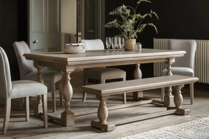 Gallery Direct Vancouver Rustic Pine Extending 200-250cm Dining Table Set & x6 Chairs Gallery Direct Vancouver Rustic Pine Extending 200-250cm Dining Table Set & x6 Chairs