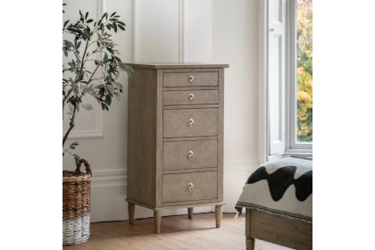 Gallery Direct Mustique French Colonial 5 Drawer Lingerie Chest of Drawers Gallery Direct Mustique French Colonial 5 Drawer Lingerie Chest of Drawers