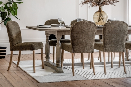 Gallery Direct Hinton Moss Green Fabric Dining Chair Gallery Direct Hinton Moss Green Fabric Dining Chair