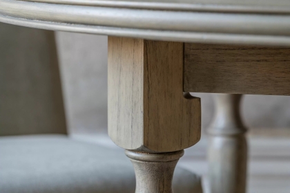 Gallery Direct Mustique French Colonial Round Dining Table Set & 2 Rex Dining Chairs Gallery Direct Mustique French Colonial Round Dining Table Set & 2 Rex Dining Chairs