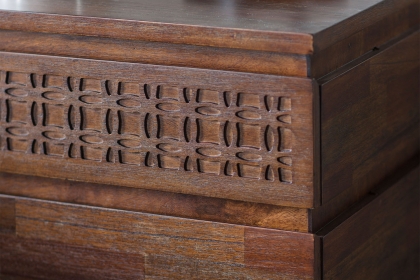 Gallery Direct Boho Retreat 2 Drawer Bedside Table Gallery Direct Boho Retreat 2 Drawer Bedside Table