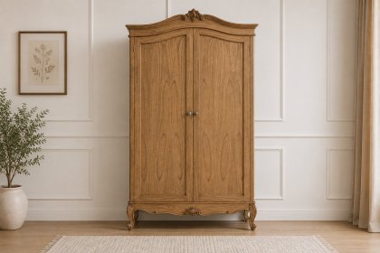 Gallery Direct Chic Weathered 2 Door Wardrobe Gallery Direct Chic Weathered 2 Door Wardrobe