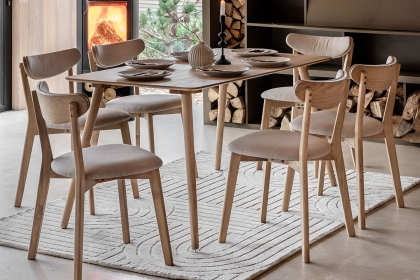 Gallery Direct Hatfield Natural Oak 150cm Large Rectangular Dining Table Gallery Direct Hatfield Natural Oak 150cm Large Rectangular Dining Table