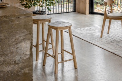 Gallery Direct Hatfield Natural Oak Stool Gallery Direct Hatfield Natural Oak Stool