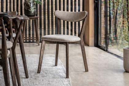 Gallery Direct Hatfield Pair Of Smoked Oak Dining Chairs Gallery Direct Hatfield Pair Of Smoked Oak Dining Chairs