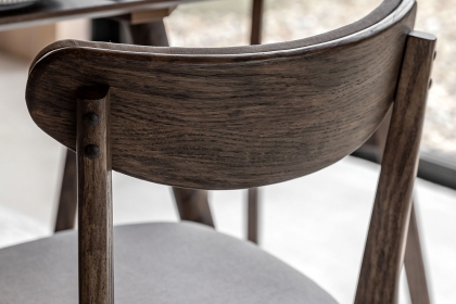 Gallery Direct Hatfield Pair Of Smoked Oak Dining Chairs Gallery Direct Hatfield Pair Of Smoked Oak Dining Chairs