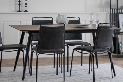 Gallery Direct Astley 160cm Walnut Dining Table Gallery Direct Astley 160cm Walnut Dining Table