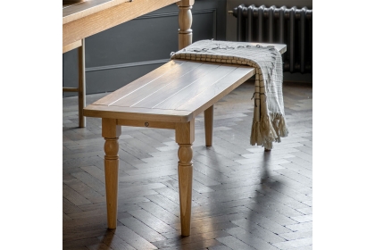 Gallery Direct Eton Oak Bench Dining