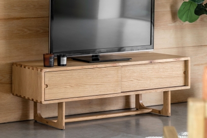 Gallery Direct Craft Natural Oak Media TV Unit Gallery Direct Craft Natural Oak Media TV Unit