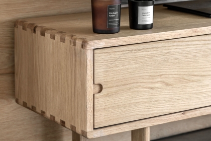 Gallery Direct Craft Natural Oak Media TV Unit Gallery Direct Craft Natural Oak Media TV Unit