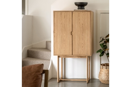 Gallery Direct Craft Natural Oak Cocktail Cabinet Gallery Direct Craft Natural Oak Cocktail Cabinet