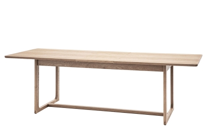 Gallery Direct Craft Smoked Oak Extending Dining Table Gallery Direct Craft Smoked Oak Extending Dining Table