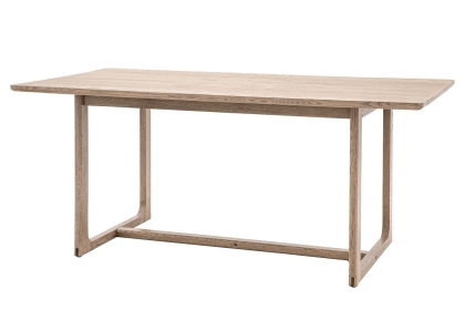 Gallery Direct Craft Smoked Oak Dining Table Gallery Direct Craft Smoked Oak Dining Table
