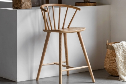 Gallery Direct Craft Natural Oak Barstool