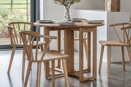 Gallery Direct Craft Natural Oak Folding Dining Table Gallery Direct Craft Natural Oak Folding Dining Table