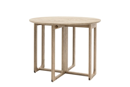 Gallery Direct Craft Smoked Oak Folding Dining Table Gallery Direct Craft Smoked Oak Folding Dining Table