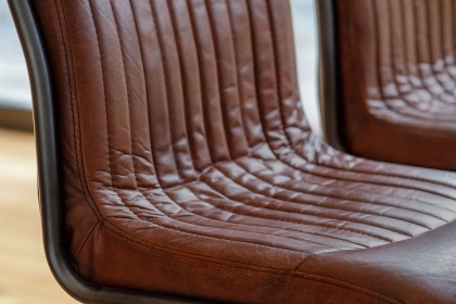 Gallery Direct Capri Vintage Leather Chair in Brown Gallery Direct Capri Vintage Leather Chair in Brown
