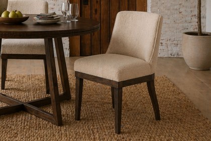 Gallery Direct Set of 2 Kelvedon Dining Chairs in Taupe Boucle Gallery Direct Set of 2 Kelvedon Dining Chairs in Taupe Boucle
