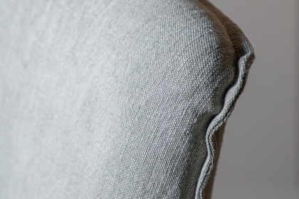 Gallery Direct Set of 2 Tarnby Bar Stools in Cement Grey Linen Gallery Direct Set of 2 Tarnby Bar Stools in Cement Grey Linen