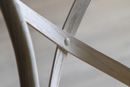 Gallery Direct Set of 2 Cafe White Oak Dining Chairs with Rattan Seat Gallery Direct Set of 2 Cafe White Oak Dining Chairs with Rattan Seat