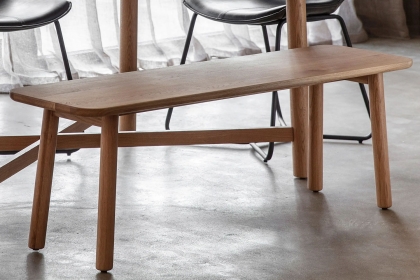 Gallery Direct Kingham Oak Dining Bench Gallery Direct Kingham Oak Dining Bench