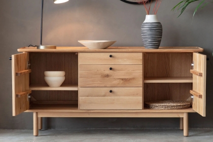 Gallery Direct Kingham Oak Large Sideboard Gallery Direct Kingham Oak Large Sideboard