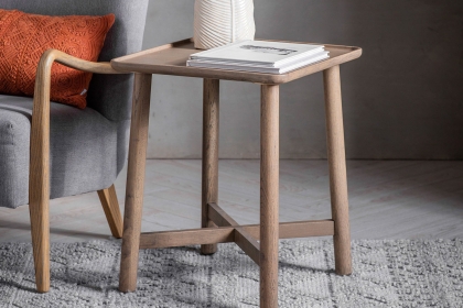 Gallery Direct Kingham Grey Oak Side Table Gallery Direct Kingham Grey Oak Side Table