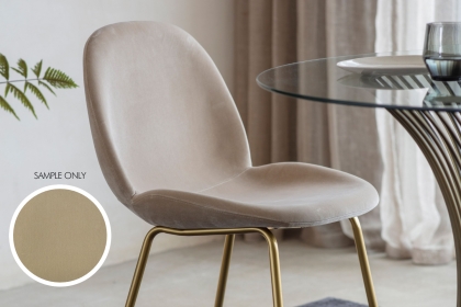 Flanagan Oatmeal Velvet Sample Flanagan Oatmeal Velvet Sample