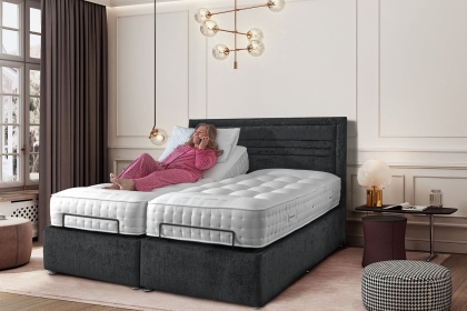 Adjust-A-Bed Natural 5000 Electric Adjustable Divan Bed with Lifestyle Base Adjust-A-Bed Natural 5000 Electric Adjustable Divan Bed with Lifestyle Base