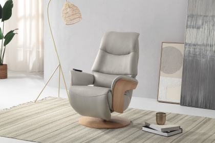 Utah Full Leather Swivel Recliner Chair Utah Full Leather Swivel Recliner Chair