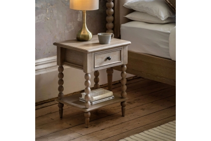 Gallery Direct Artisan Limewash Oak Bedside Table Gallery Direct Artisan Limewash Oak Bedside Table