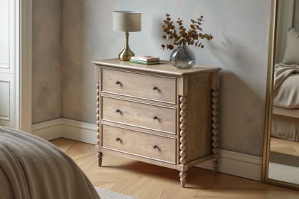 Gallery Direct Artisan Limewash Oak 3 Drawer Chest of Drawers Gallery Direct Artisan Limewash Oak 3 Drawer Chest of Drawers