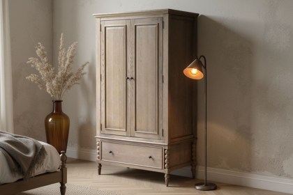 Gallery Direct Artisan Limewash Oak Wardrobe Gallery Direct Artisan Limewash Oak Wardrobe
