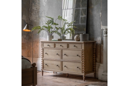 Gallery Direct Artisan Limewash Oak 7 Drawer Chest of Drawers Gallery Direct Artisan Limewash Oak 7 Drawer Chest of Drawers