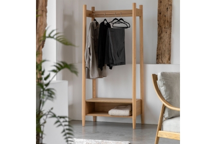 Gallery Direct Hatfield Natural Oak Open Wardrobe Gallery Direct Hatfield Natural Oak Open Wardrobe